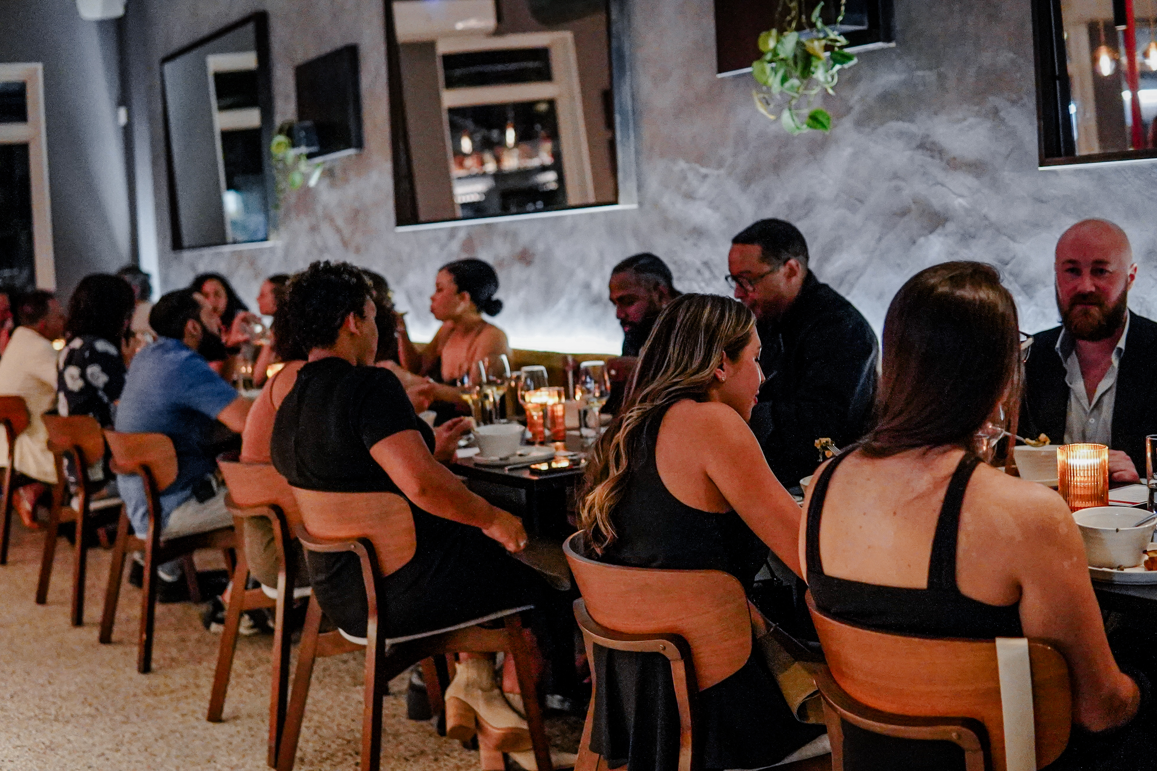 The dining room at Rooster & the Till, Seminole Heights Tampa